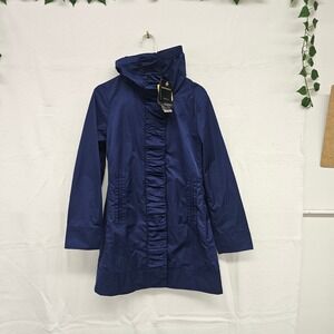 *NWT* Rainforest size S cobalt blue raincoat